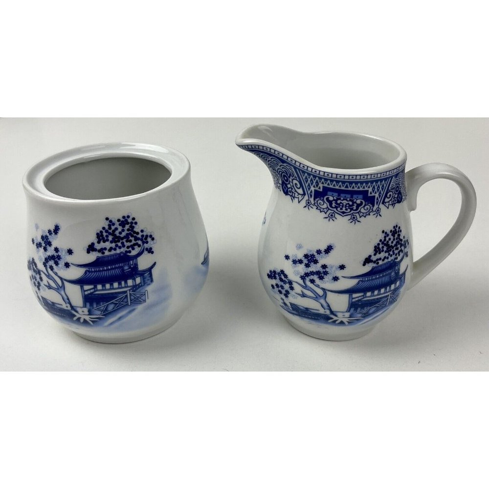 Emerald Sugar And Creamer Set-Missing Lid